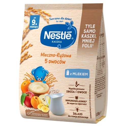 Kaszka mleczno-ryżowa 5 Owoców Nestlé 230 g