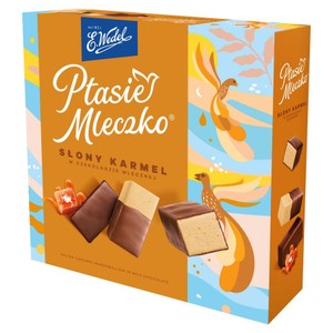 Ptasie Mleczko słony karmel E.Wedel 340 g
