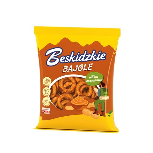 Bajgle o smaku masło orzechowe Beskidzkie 200 g
