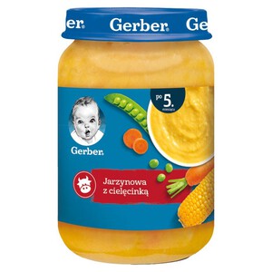 Zupka Jarzynowa z cielęciną Gerber 190 g