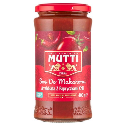 Sos pomidorowy z papryczkami chilli  Mutti 400 g 