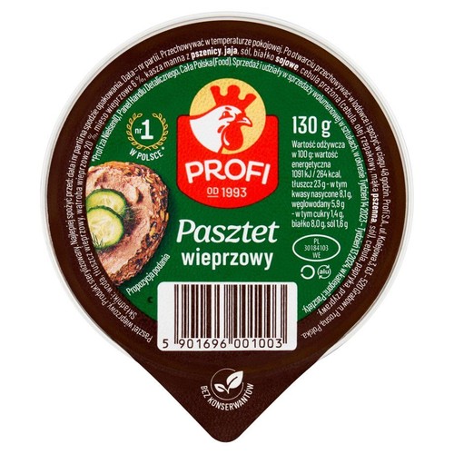 Pasztet wieprzowy Profi 130 g