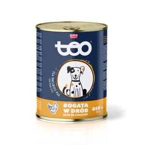Karma mokra z drobiem dla dorosłych psów Teo 850 g