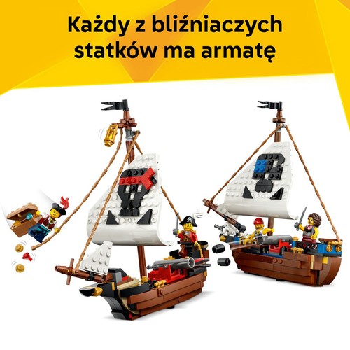 Creator 3 w 1 Legendarny statek piracki 31387 LEGO 1 sztuka