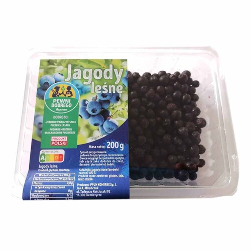 Jagoda czarna Pewni Dobrego 200 g