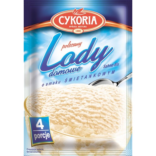 Lody domowe o smaku śmietankowym Cykoria 60 g