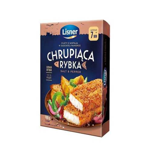 Filet z mintaja w złocistej panierce salt & papper Lisner 180 g
