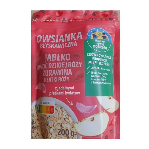 Owsianka owocowa  Auchan 200 g