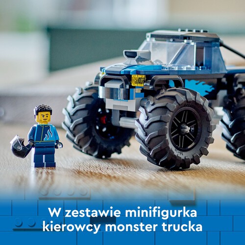 City Niebieski monster truck 60402 LEGO zestaw