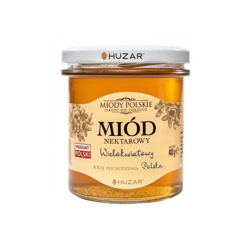 Miód nektarowy wielokwiatowy  Huzar 400 g