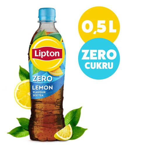 Ice Tea Lemon Zero Sugar napój niegazowany Lipton 500 ml