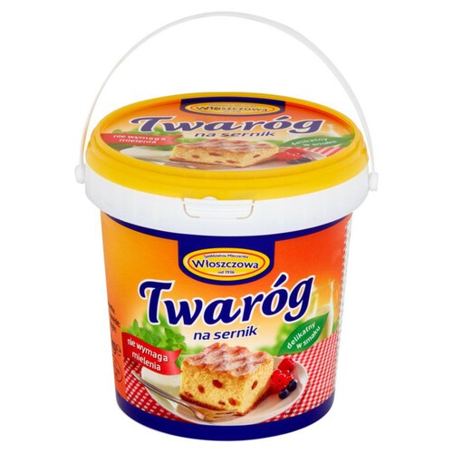 Twaróg na sernik Włoszczowa 1 kg