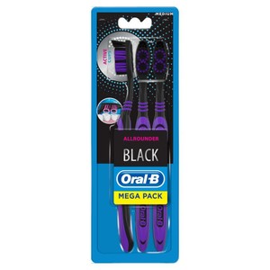 Szczoteczka do zębów Allrounder Black średnia Oral-B 3 sztuki