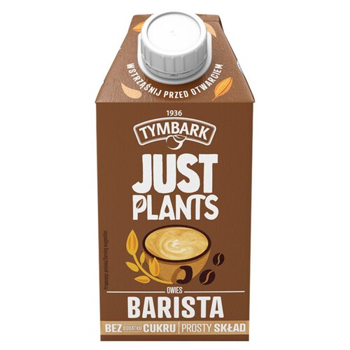 Just Planst napój owsiany Barista Tymbark 500 ml