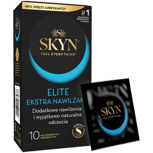 Prezerwatywy Skyn Elite extra nawilżane Unimil 10 sztuk