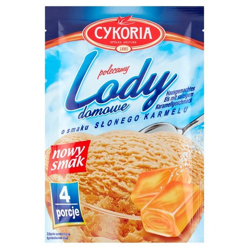 Lody domowe o smaku słonego karmelu Cykoria 60 g