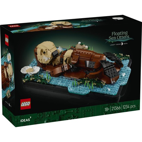 Zestaw konstrukcyjny Ideas Pływające wydry 21366 LEGO 1 sztuka