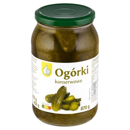Ogórki konserwowe Auchan 870 g