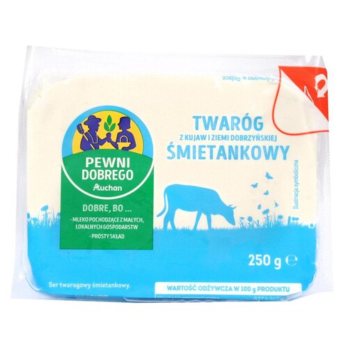 Twaróg śmietankowy  Pewni Dobrego 250 g 