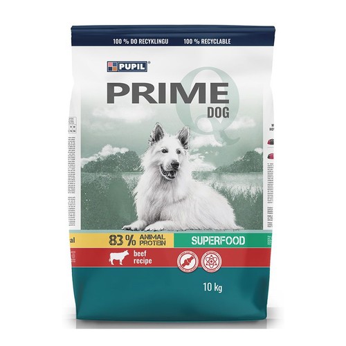 Karma sucha bezzbożowa dla psów wołowina z warzywami Pupil 10 kg