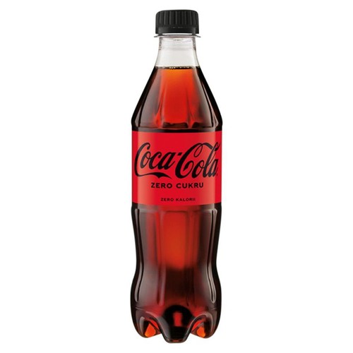 Napój gazowany o smaku cola nieposiadający wartości energetycznej Coca-Cola 500 ml