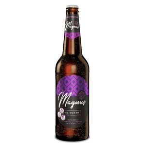 Piwo ciemne Magnus o smaku śliwkowym alk. 5,6% obj. Jagiełło 500 ml