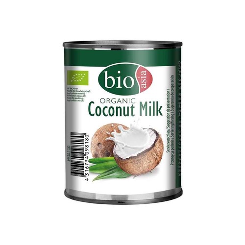 BIO Krem z mleczka kokosowego 68% BioAsia 160 ml