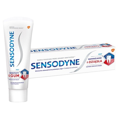 Pasta do zębów Nadwrażliwość & Dziąsła miętowa Sensodyne 75 ml