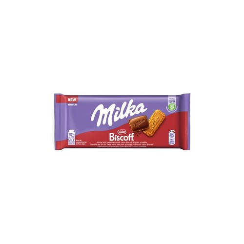 Czekolada mleczna Biscoff Milka 90 g