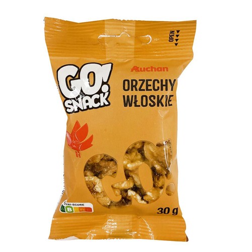 Go Snack orzechy włoskie Auchan 30 g