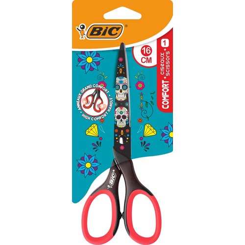Nożyczki Decor Comfort 16cm mix BIC 1 sztuka