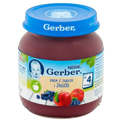 Krem z jabłek i jagód Gerber 125 g