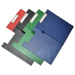 Clipboard teczka z klipem A4 PVC mix kolorów Q-connect 1 sztuka
