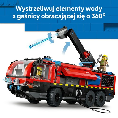 City Lotniskowy wóz strażacki 60499, zestaw konstrukcyjny z ciężarówką LEGO 1 sztuka
