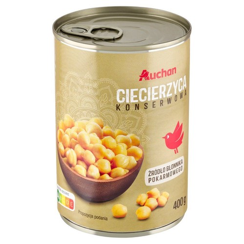 Ciecierzyca konserwowa Auchan 400 g