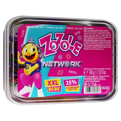 Żelki o smaku malinowym Network Zozole 300 g