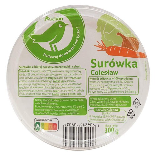 Surówka Colesław Auchan 300 g