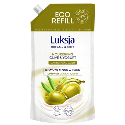 Mydło w płynie Olive zapas Luksja 900 ml