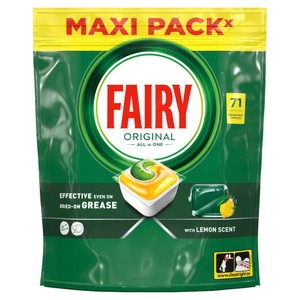 Kaspułki do zmywarki Original All in One    FAIRY 71 kapsułek