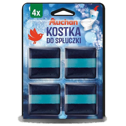 Kostka do spłuczki morska   Auchan 4 x 50 g