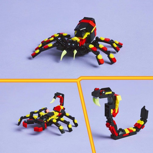 Creator 3 w 1 Dzikie zwierzęta: niezwykły pająk 31159 LEGO 1 sztuka