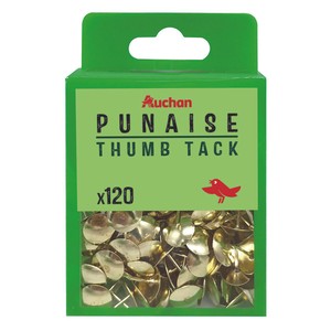 Pinezki miedziane Auchan 120 sztuk