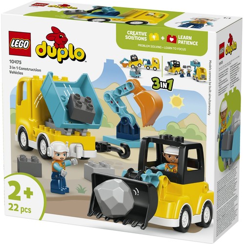 DUPLO® Moje miasteczko Maszyny budowlane 3 w 1 10475 LEGO 1 sztuka