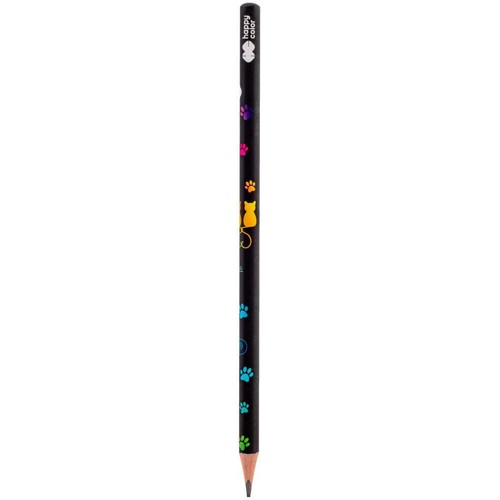 Ołówek trójkątny Miaow! różne wzory Happy Color 1 sztuka