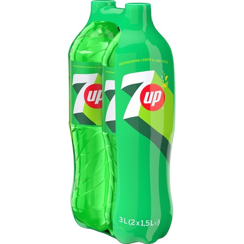 Napój gazowany o smaku cytryny i limonki 7UP 2 x 1,5 l