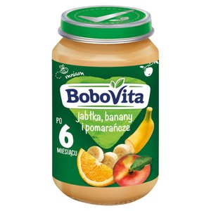Jabłka, banany i pomarańcze po 6. miesiącu BoboVita 190 g