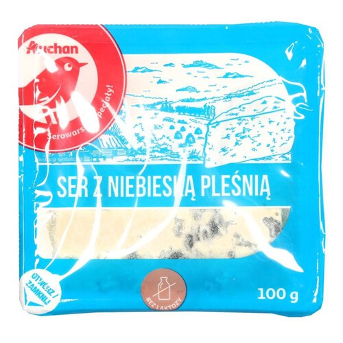 Ser z niebieską pleśnią  Auchan 100 g