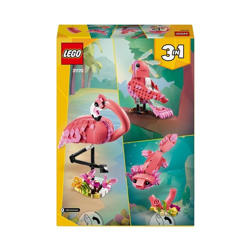 Creator 3 w 1 Dzikie zwierzęta: różowy flaming 31170 LEGO 1 sztuka
