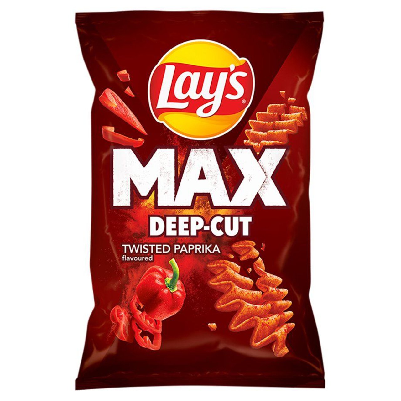 Chipsy ziemniaczane karbowane  o smaku papryki Lay's 120 g