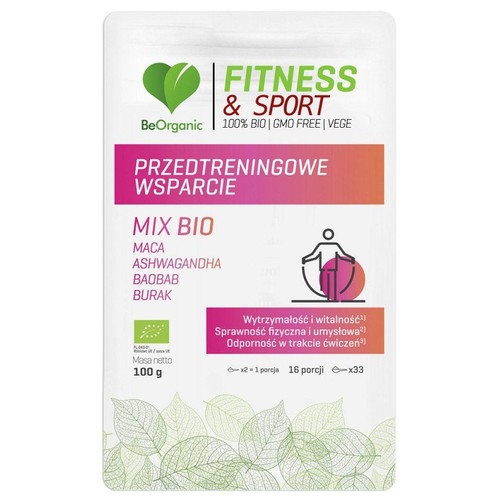 BIO Przed Treningiem Superfoods w proszku Be Organic 100 g